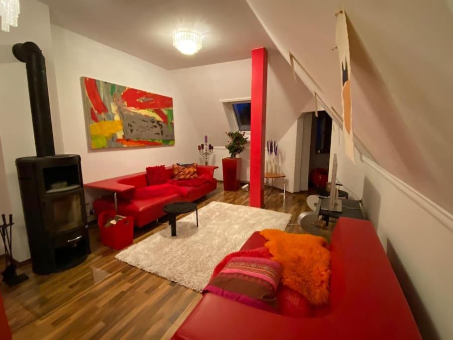 Ferienwohnung In Historischer Villa Mit Gartennutzung فورت إم فالد المظهر الخارجي الصورة